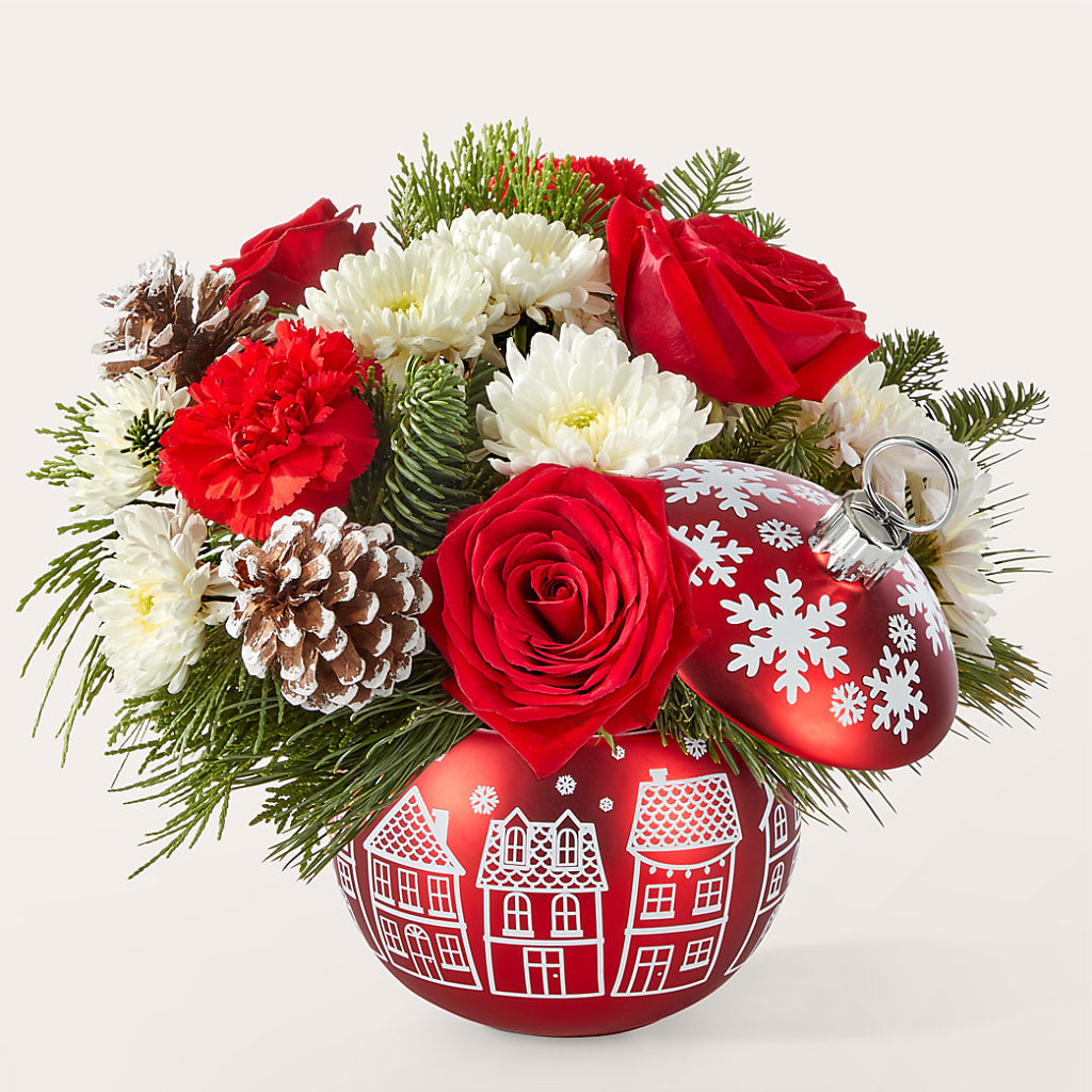 Christmas Village Ornament – HEART LAKE FLOWERS & GIFTS, Brampton ON