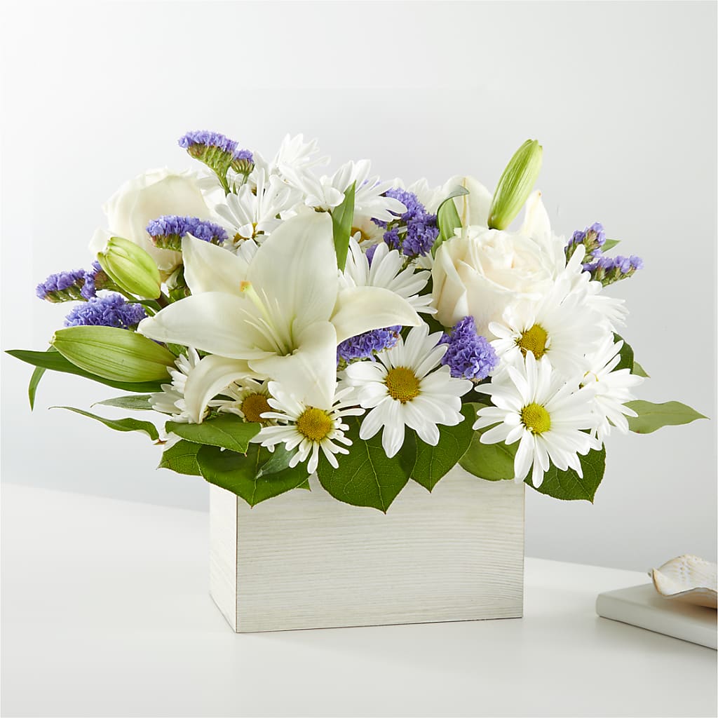 Beyond Blue Box Bouquet – HEART LAKE FLOWERS & GIFTS, Brampton ON