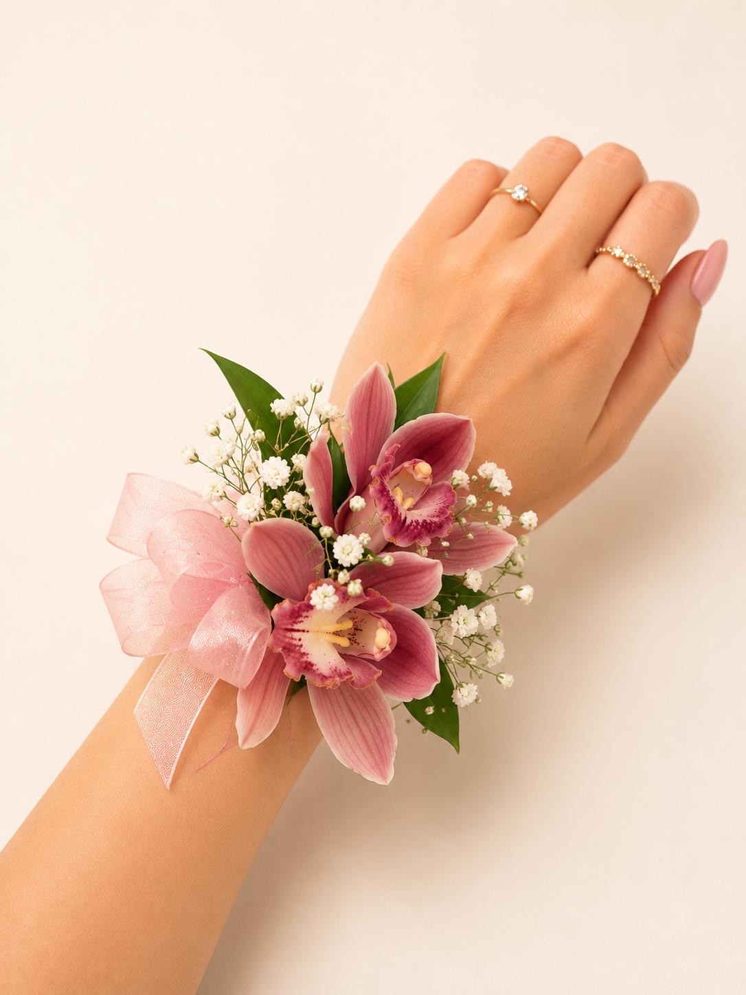 Pink Orchid Corsage – HEART LAKE FLOWERS & GIFTS, Brampton ON