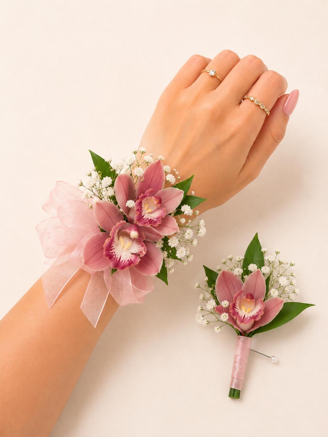 Prom & Graduation Orchid Floral Set – HEART LAKE FLOWERS & GIFTS, Brampton ON