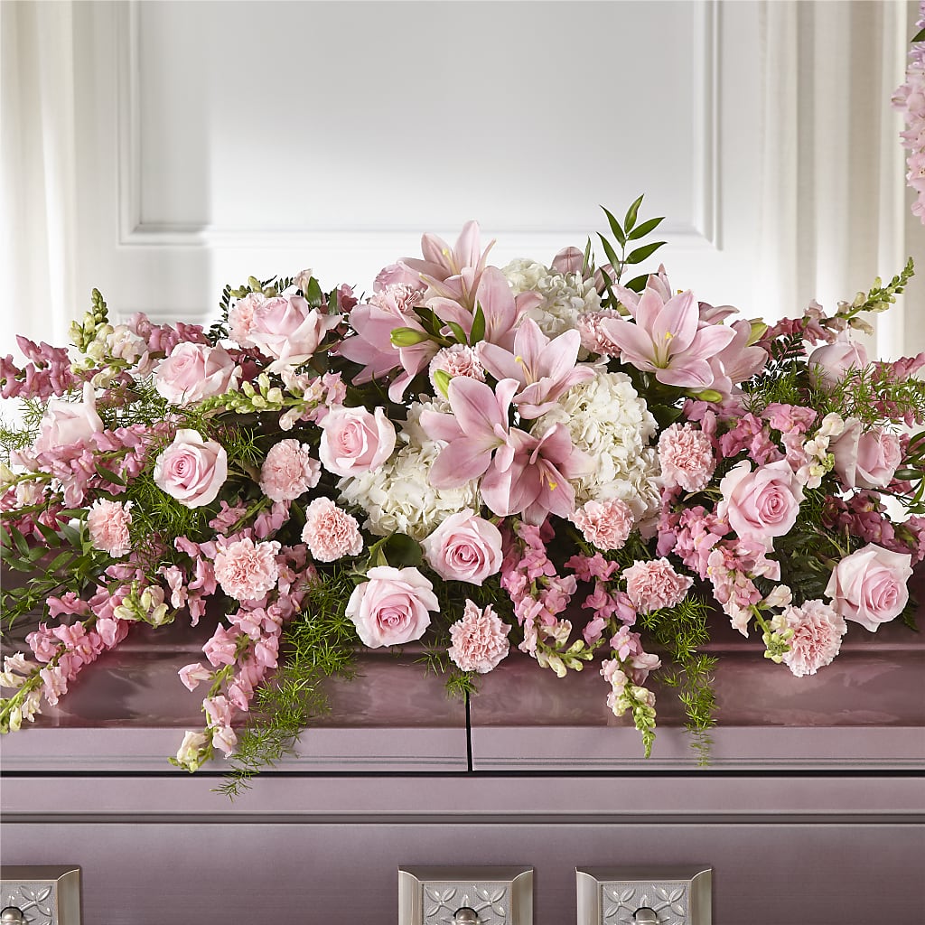 Life & Remembrance Casket Spray – HEART LAKE FLOWERS & GIFTS, Brampton ON
