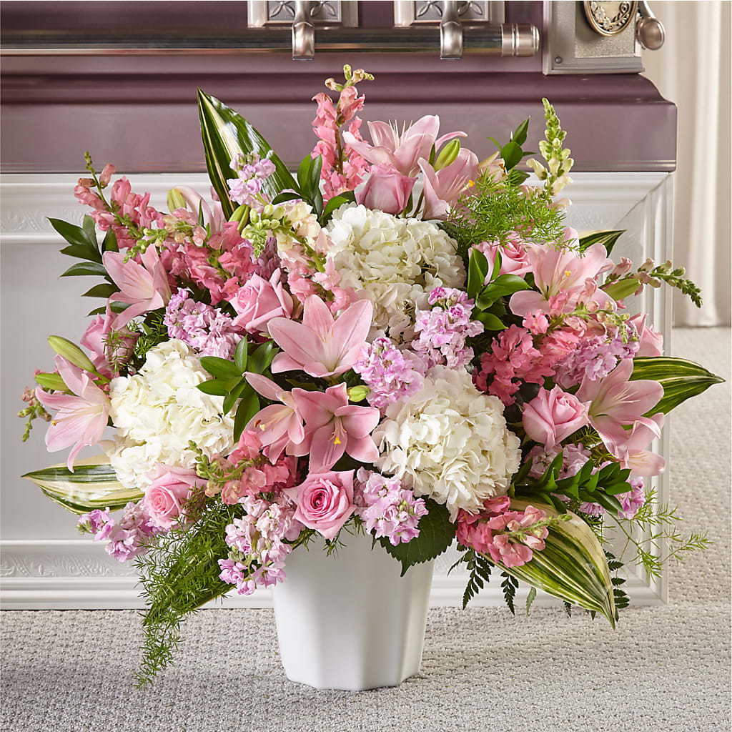 Simply Serene Floor Basket – HEART LAKE FLOWERS & GIFTS, Brampton ON
