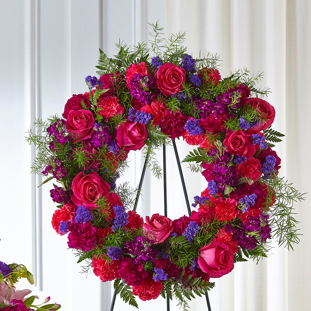 Calming Colors Wreath – HEART LAKE FLOWERS & GIFTS, Brampton ON