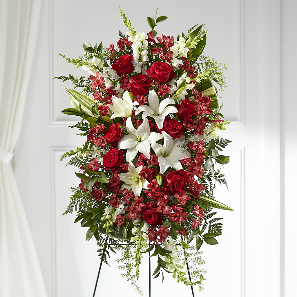 Everlasting Memory Standing Spray – HEART LAKE FLOWERS & GIFTS, Brampton ON