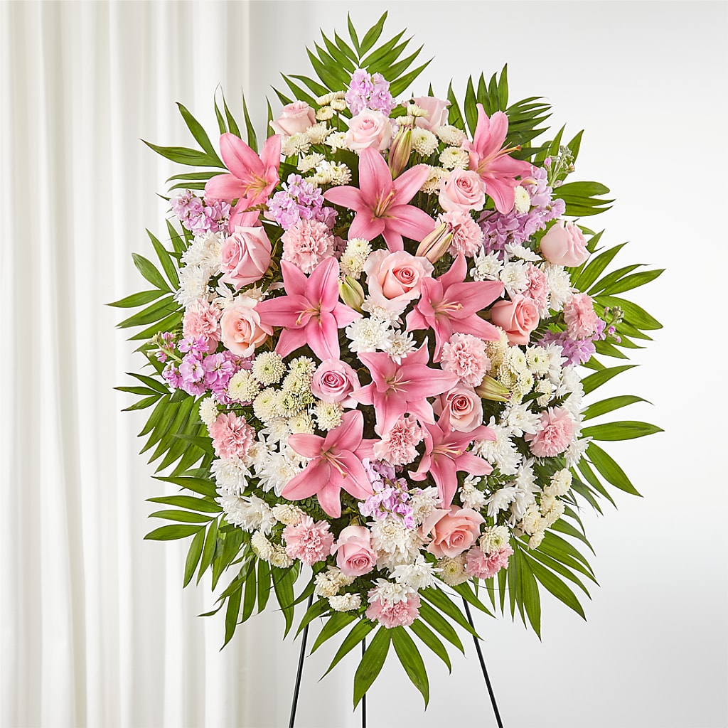 Offering Solace Standing Spray – HEART LAKE FLOWERS & GIFTS, Brampton ON