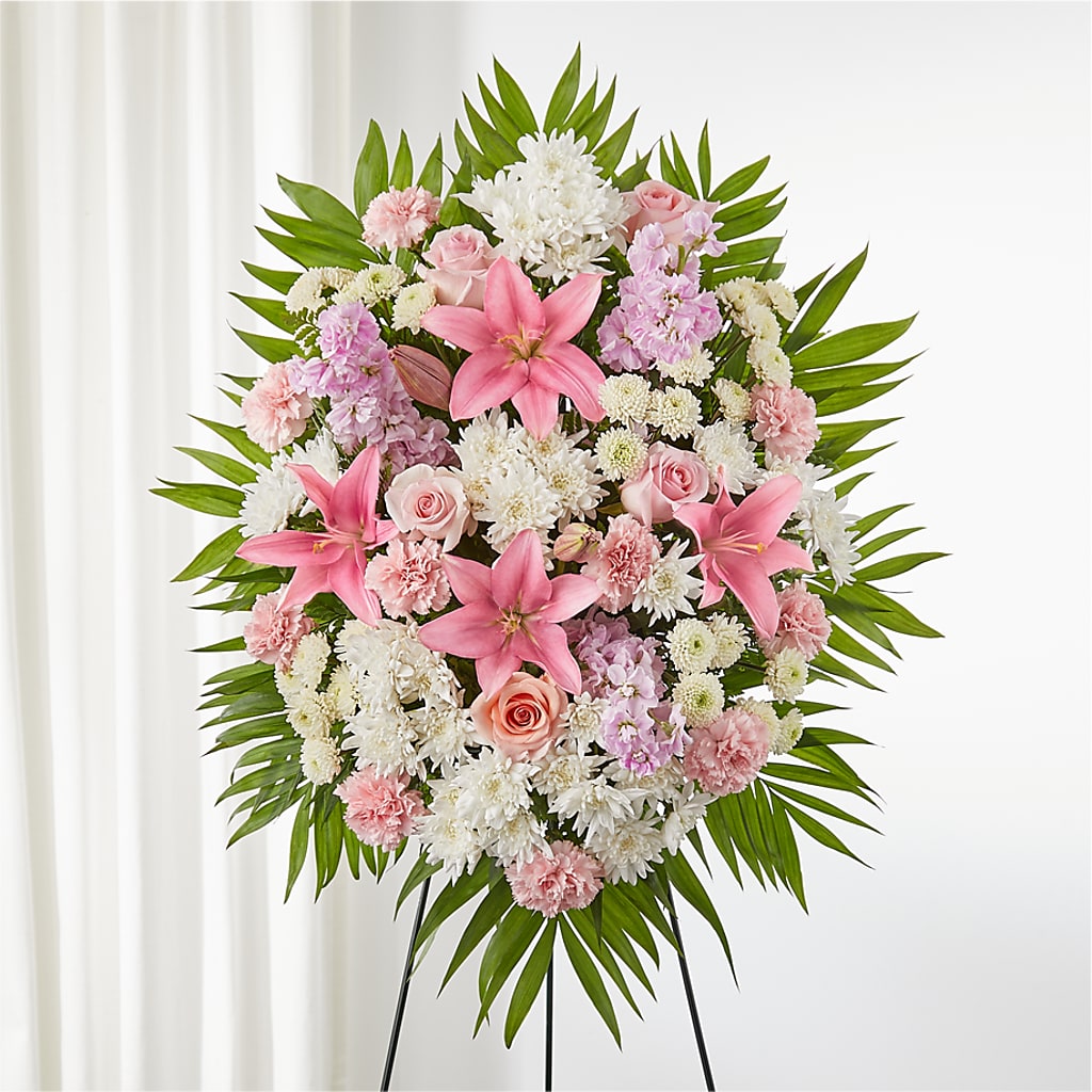 Offering Solace Standing Spray – HEART LAKE FLOWERS & GIFTS, Brampton ON