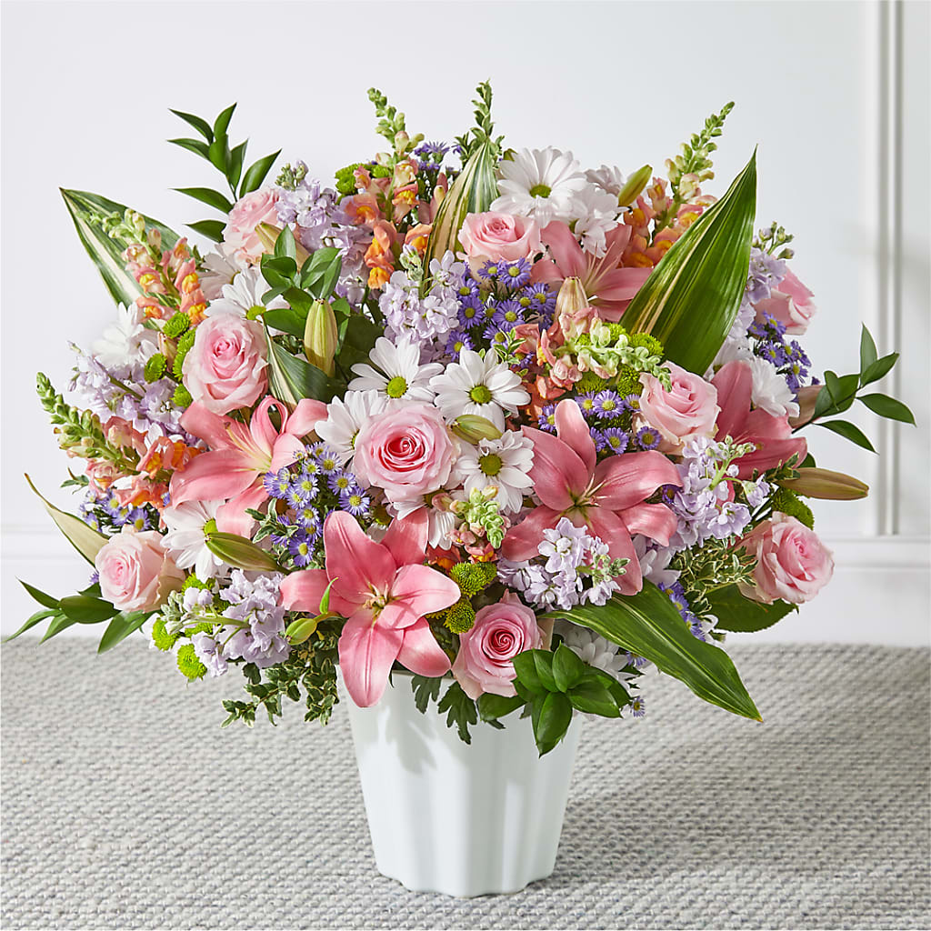 Abundant Compassion Floor Basket – HEART LAKE FLOWERS & GIFTS, Brampton ON