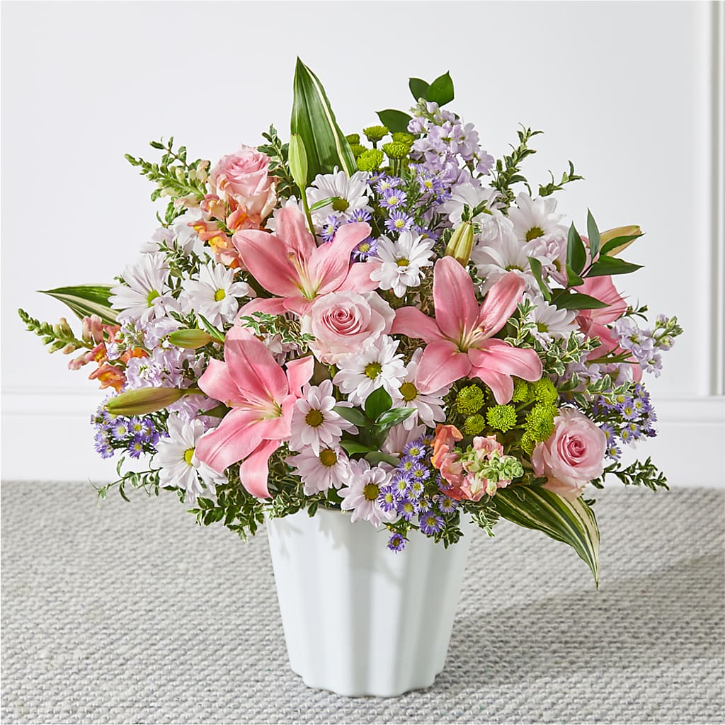 Abundant Compassion Floor Basket – HEART LAKE FLOWERS & GIFTS, Brampton ON