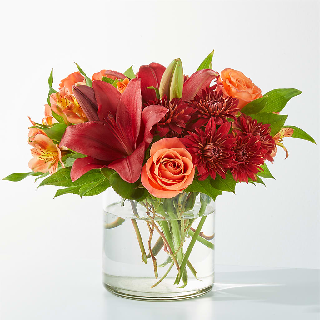 Crimson Leaves Bouquet – HEART LAKE FLOWERS & GIFTS, Brampton ON