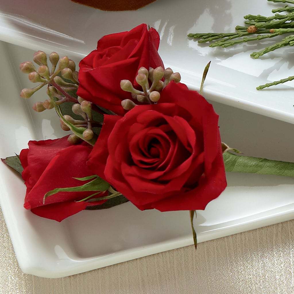 Red Spray Rose Boutonniere – HEART LAKE FLOWERS & GIFTS, Brampton ON
