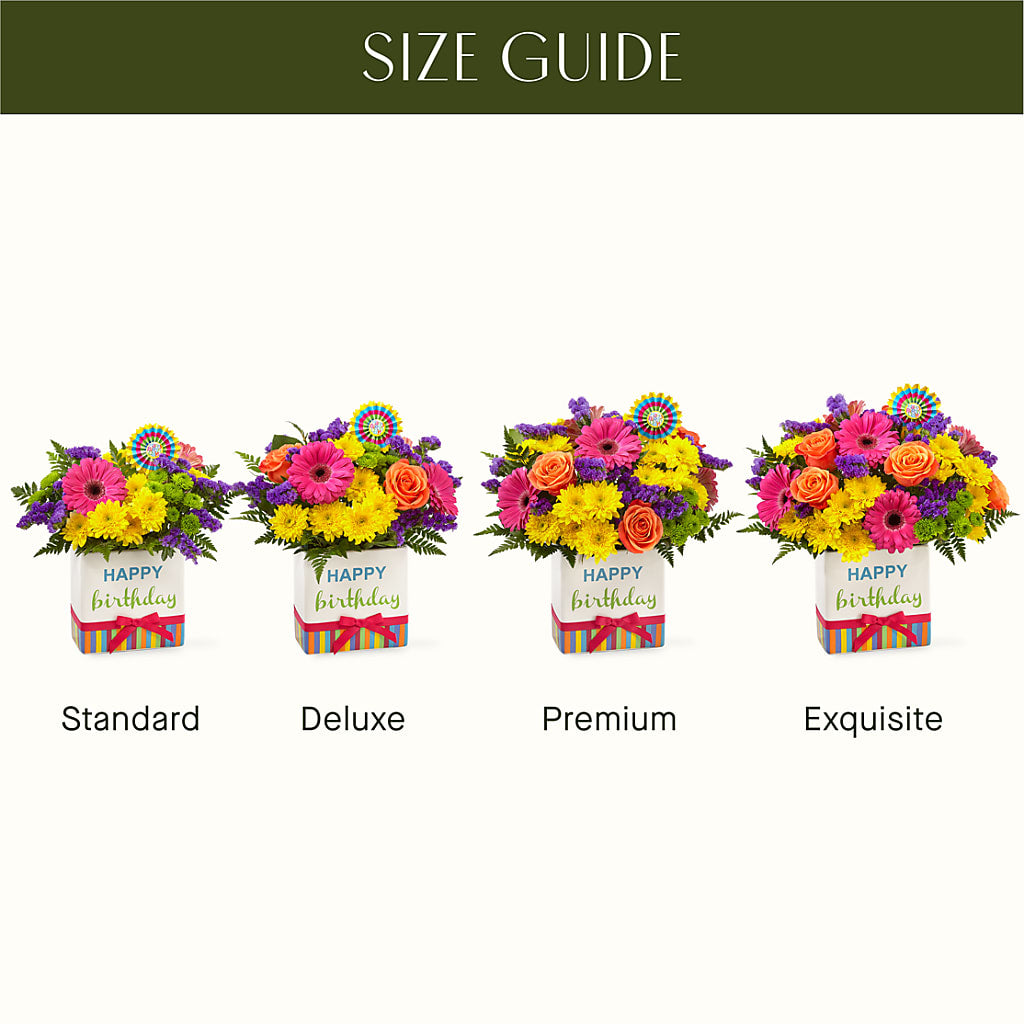 Birthday Brights Bouquet – HEART LAKE FLOWERS & GIFTS, Brampton ON