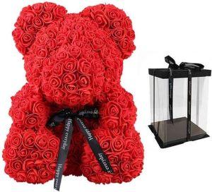 Ours en peluche rose (grand modèle ROUGE)