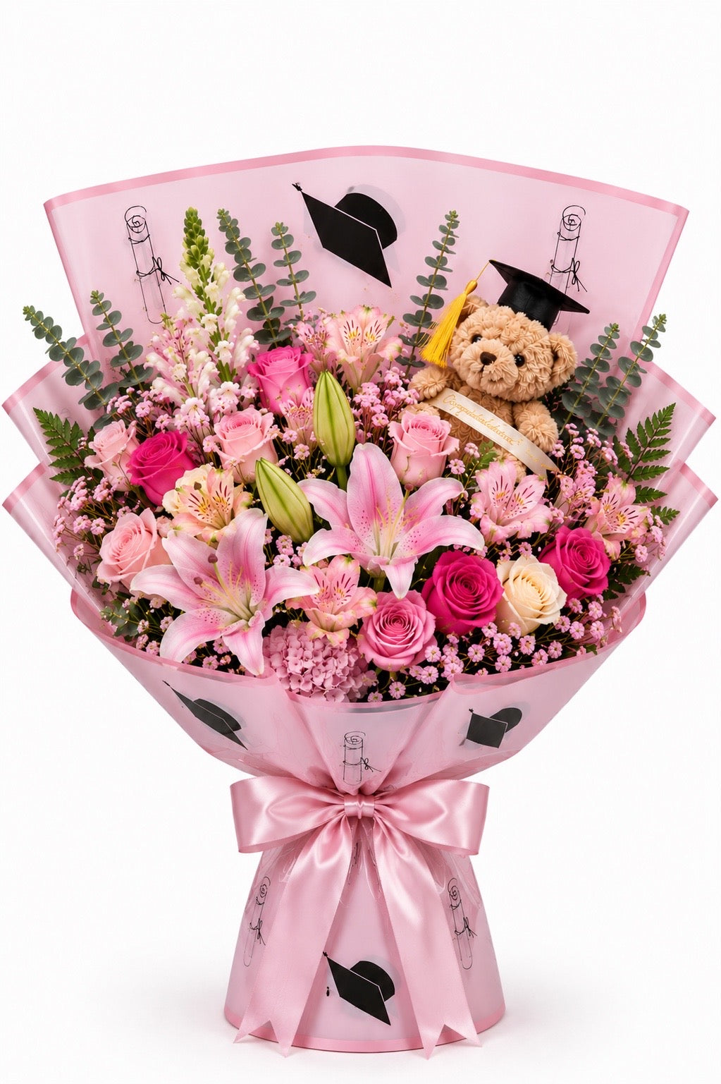 Pink Celebration Graduation Bouquet