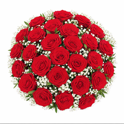 Classic Rose Bouquet - wrapped