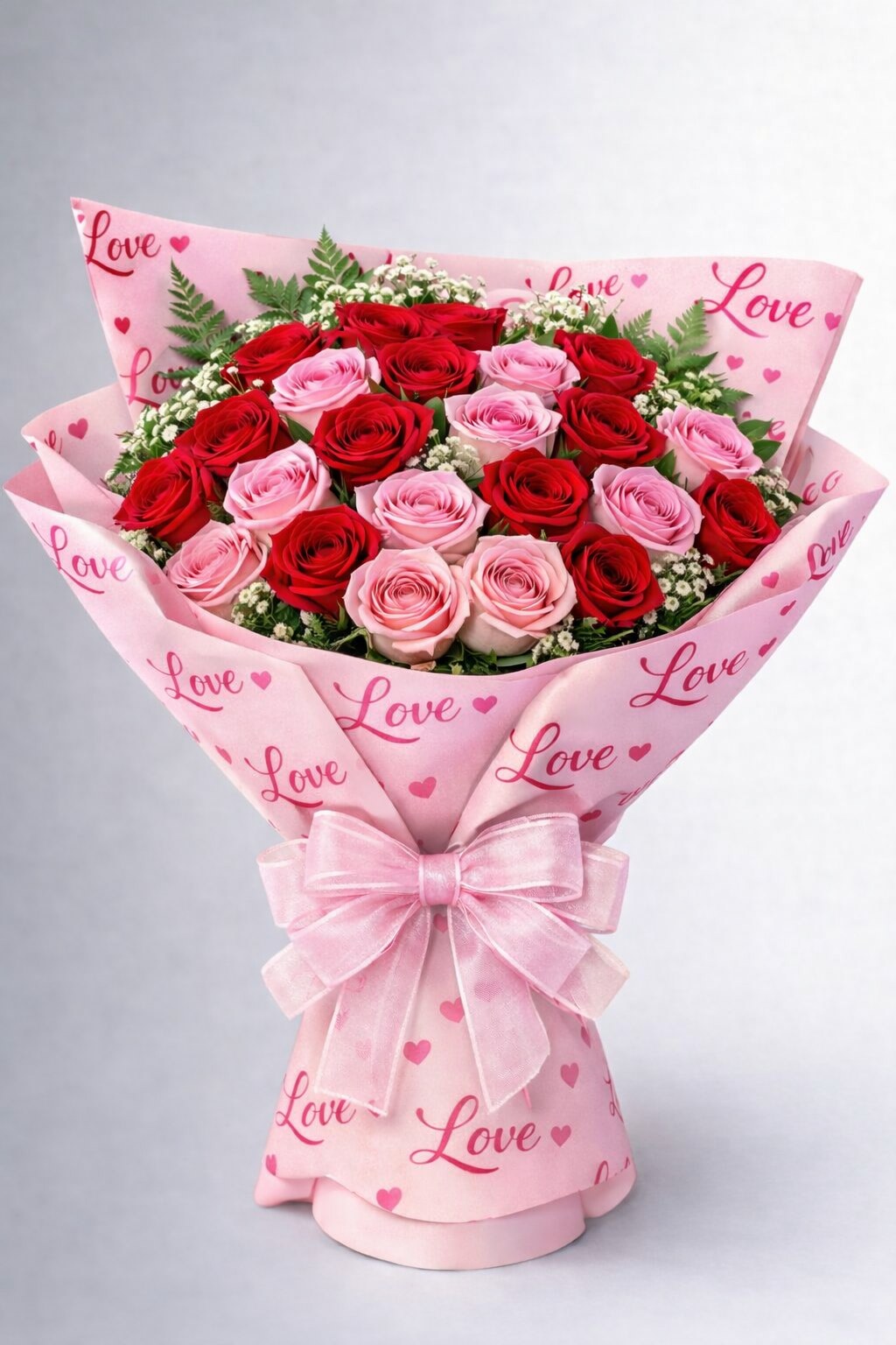 Premium Rose Bouquet (Red+Pink) – HEART LAKE FLOWERS & GIFTS, Brampton ON