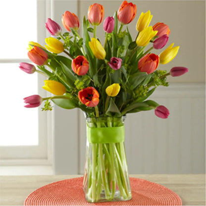 Sunlit Treasures Tulip Bouquet
