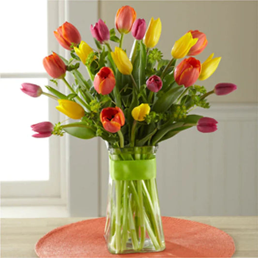 Sunlit Treasures Tulip Bouquet